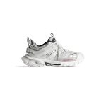 Men’s Track Sneaker in Silver/white/black